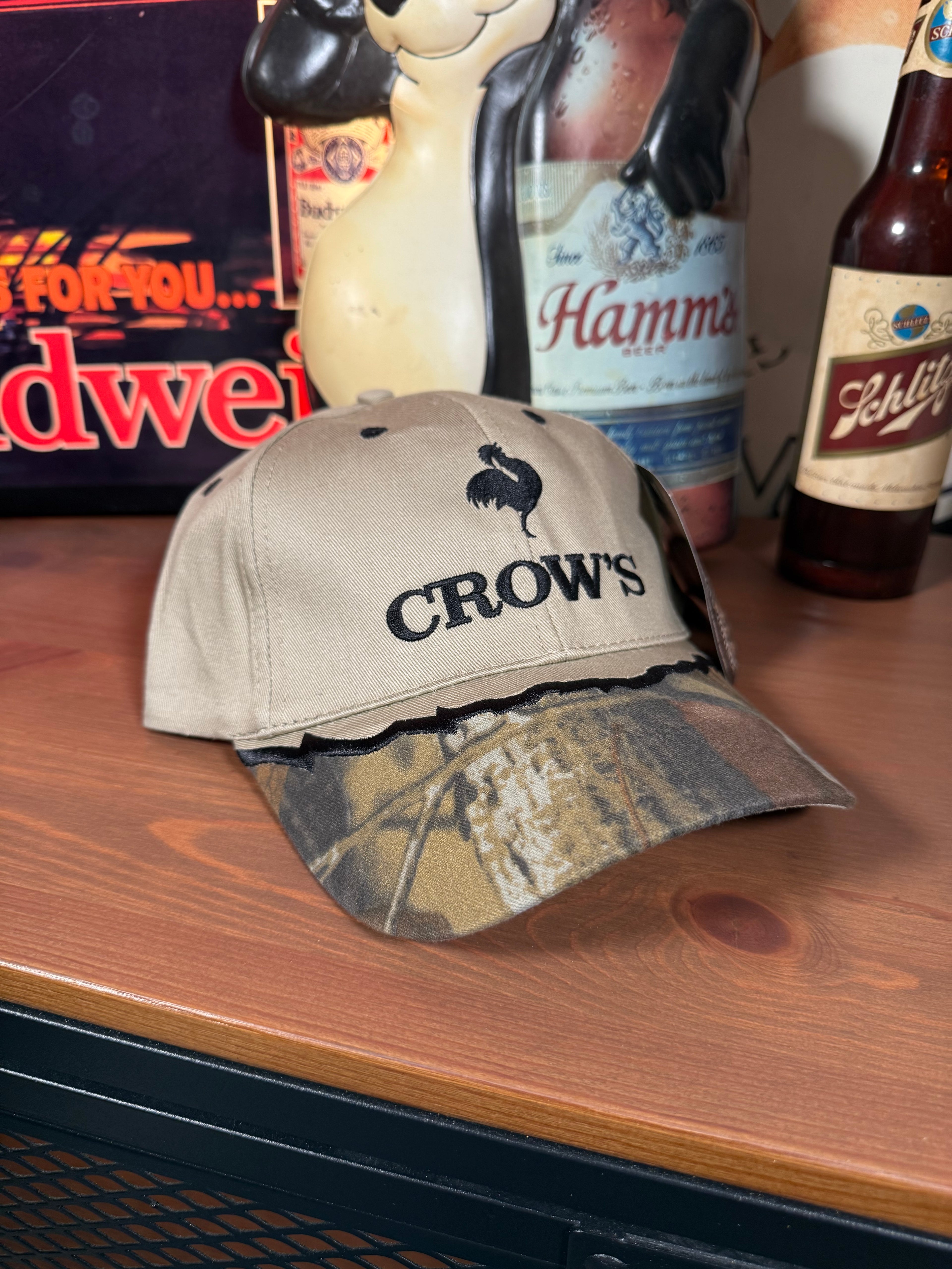 Vintage Y2K Crow’s Seed Camo K Products Hat