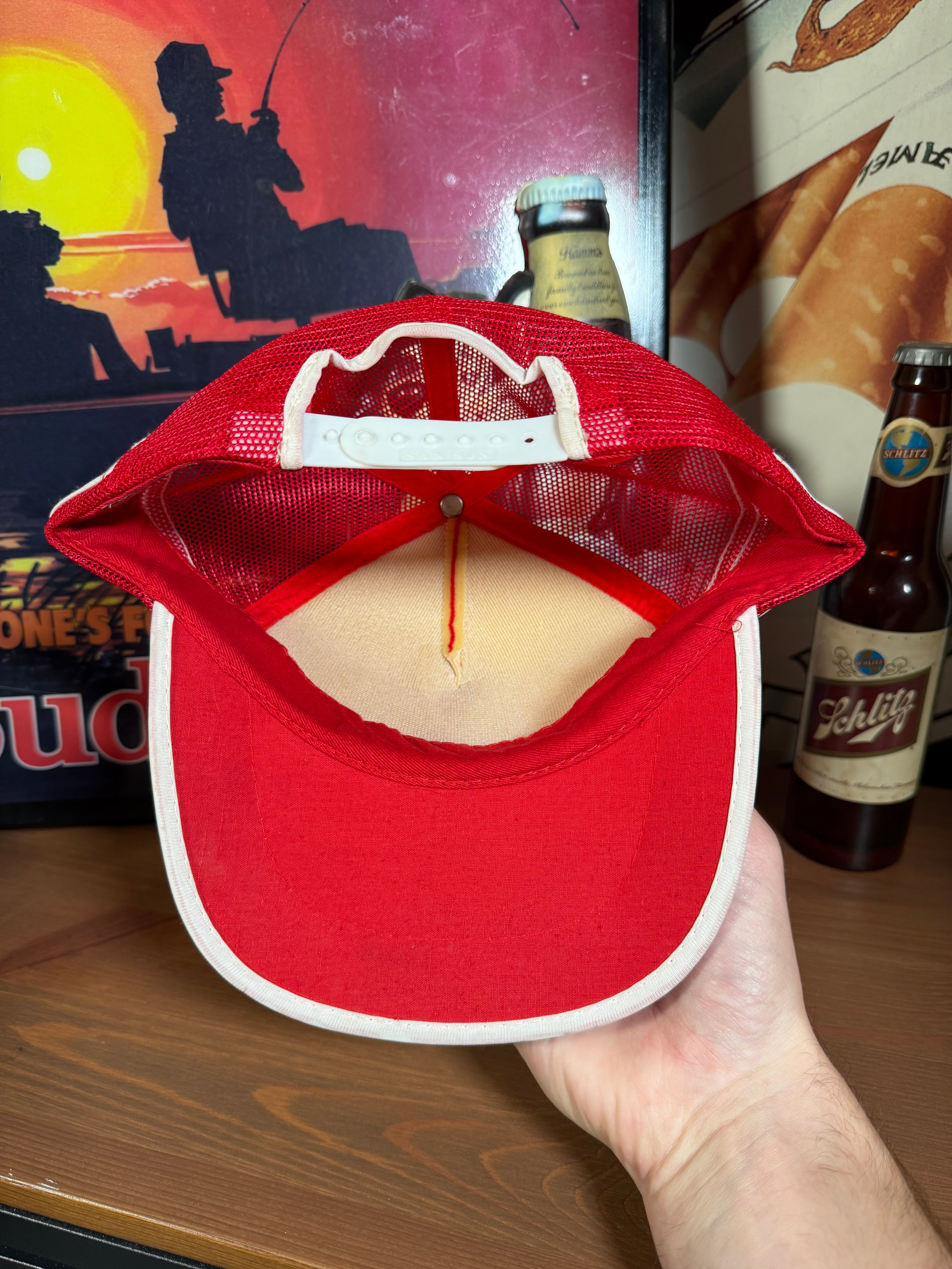 Vintage Vote Bobby Knight Dog Catcher 3 Stripe Trucker Hat