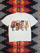 Load image into Gallery viewer, Vintage Cats in Clothes Double Sided Shirt (L)
