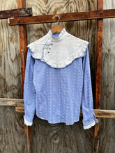 Load image into Gallery viewer, Vintage Women’s Western Lace Shirt (WM, see measurements)
