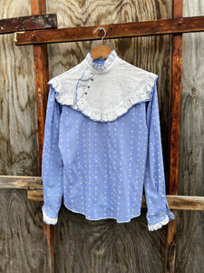 Vintage Women’s Western Lace Shirt (WM, see measurements)
