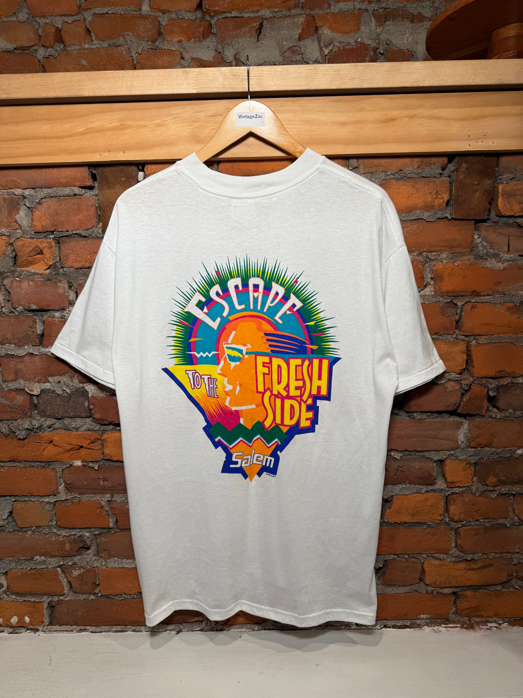 Vintage Salem Cigs Escape To The Fresh Side T-Shirt (L/XL)