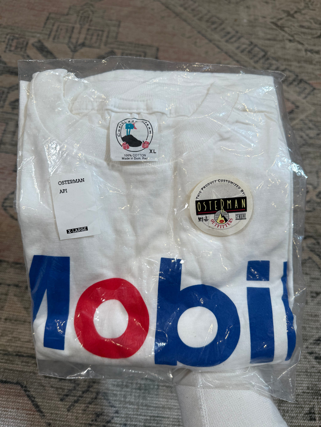 Vintage 90s Unopened Mobil Gas T-Shirt (XL)