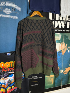 Vintage Cut and Sew Earth Tone Sweater (L)