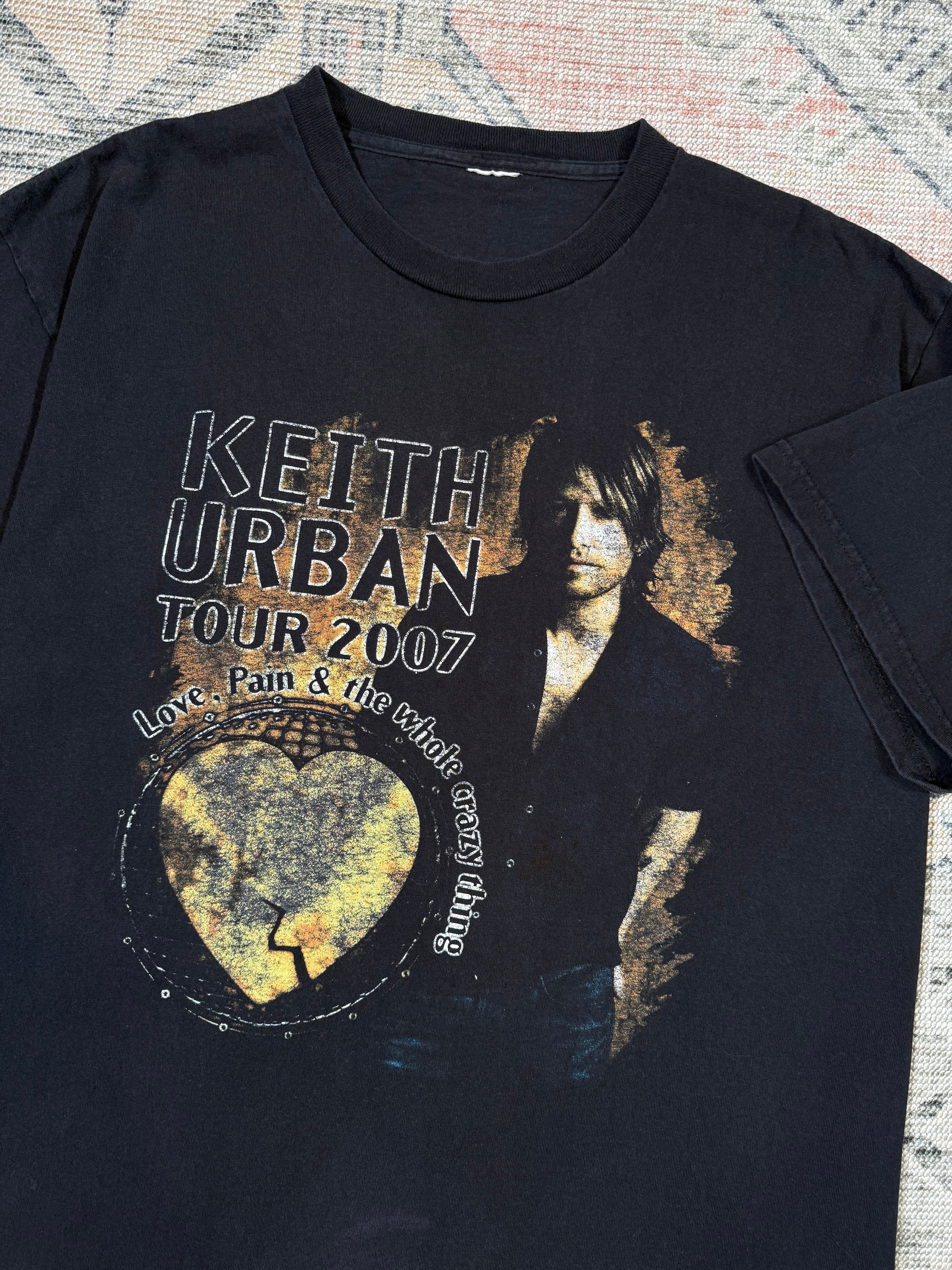 2007 Keith Urban Double Sided Concert Tee (XL)