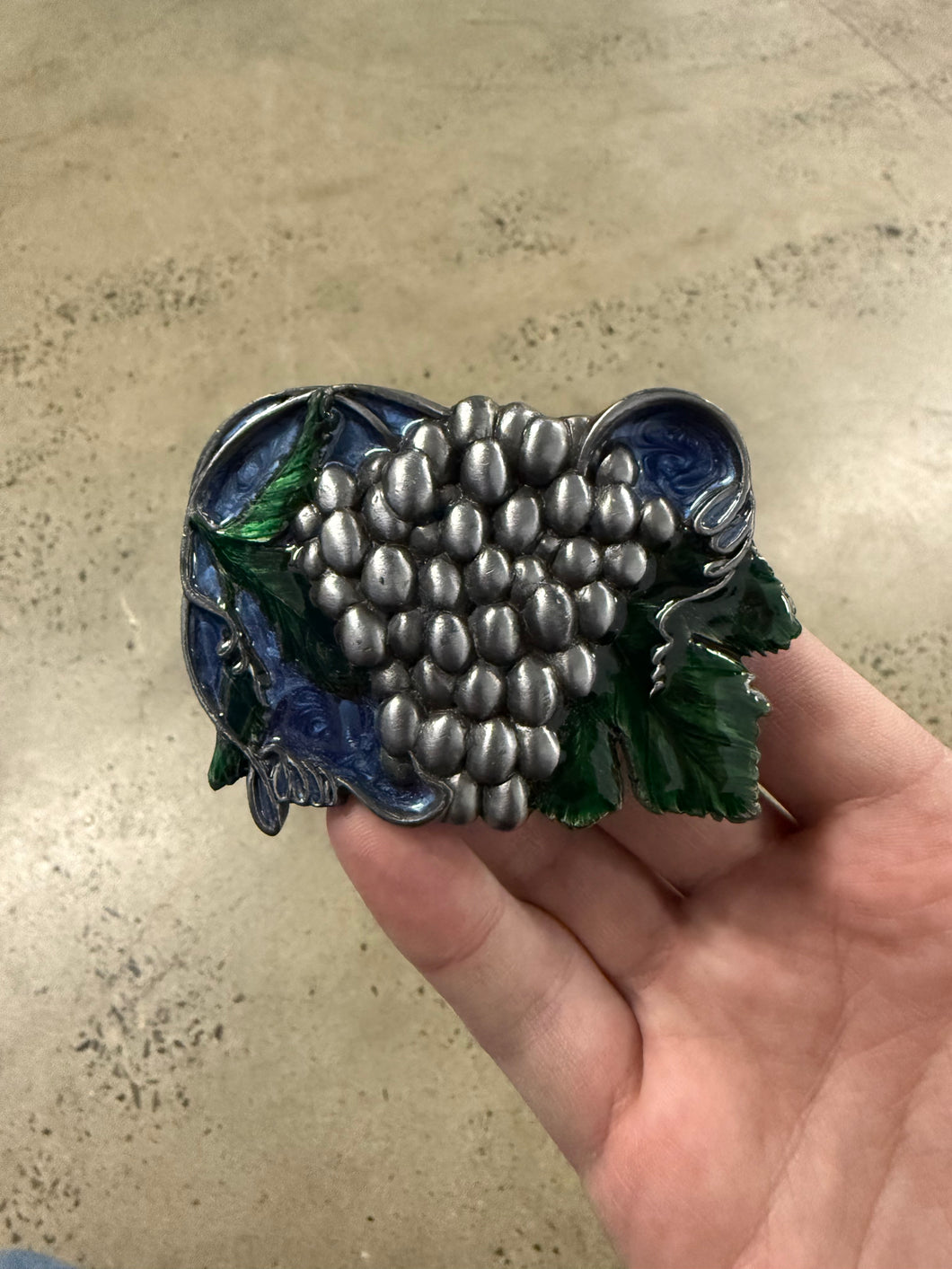 Vintage Grapes Belt Buckle