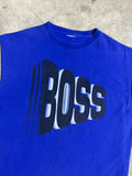 Vintage Hugo Boss Blue Cutoff Tee (L)