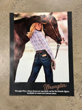 Vintage Wrangler Boy-O-Boys Advertisement Poster (22x29inch)