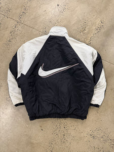 Vintage 90s Nike Black and White Jacket (L)(Flaws)