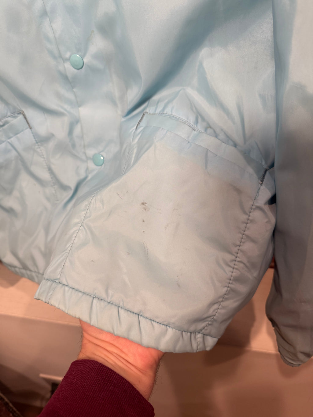 Vintage 70s Deptford Rescue Chainstitched Patch Jacket (L)