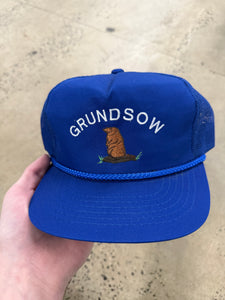Vintage Grundsow Groundhog Trucker Hat