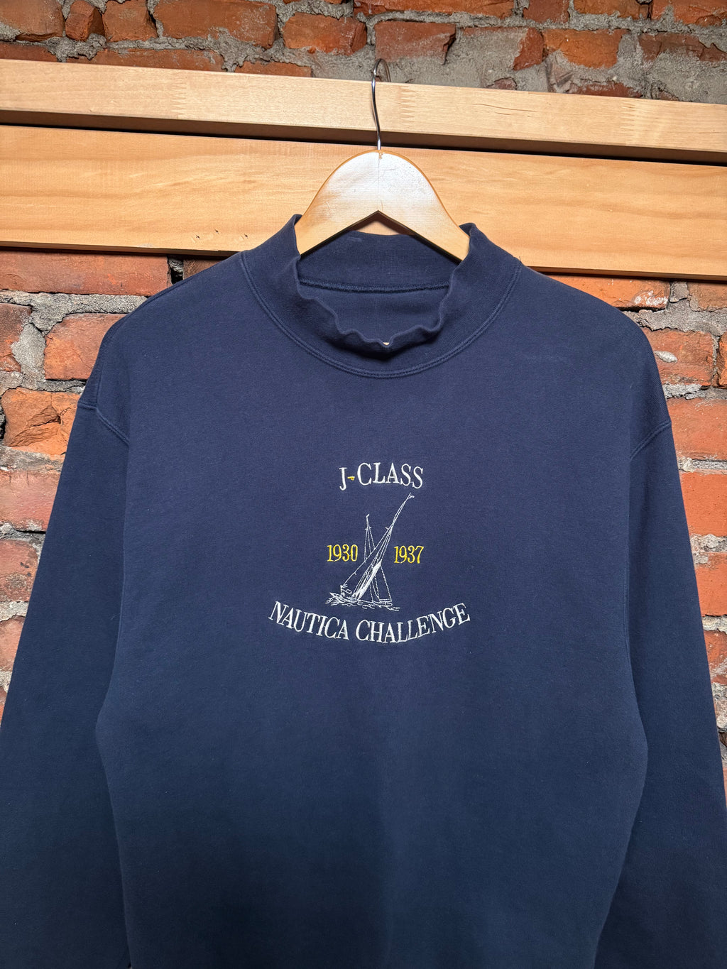 Vintage Nautica J-Class Embroidered Crewneck (S)