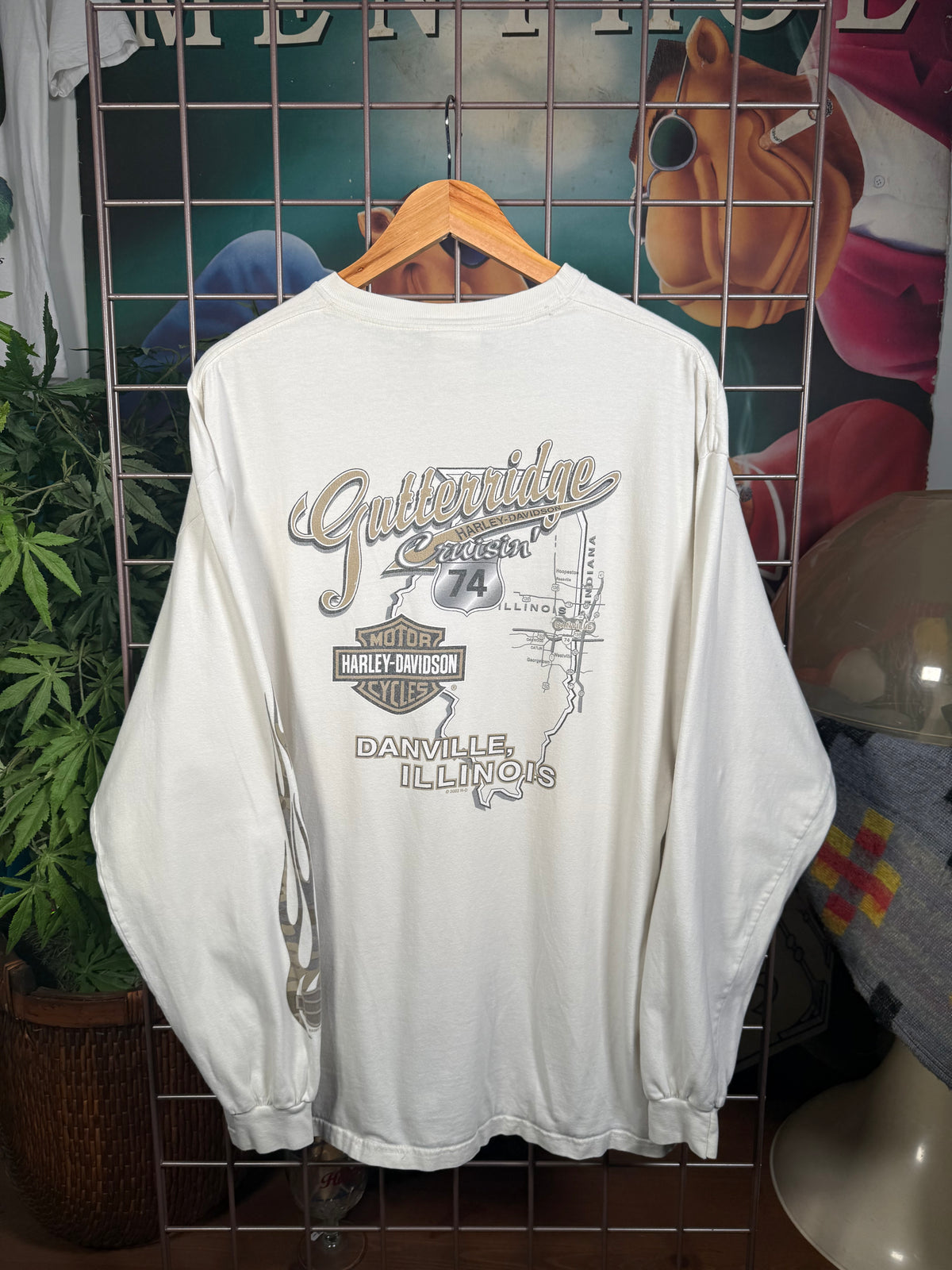 2007 Harley Davidson Camo Flames Longsleeve (XL)