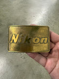 Vintage Nikon Camera Belt Buckle