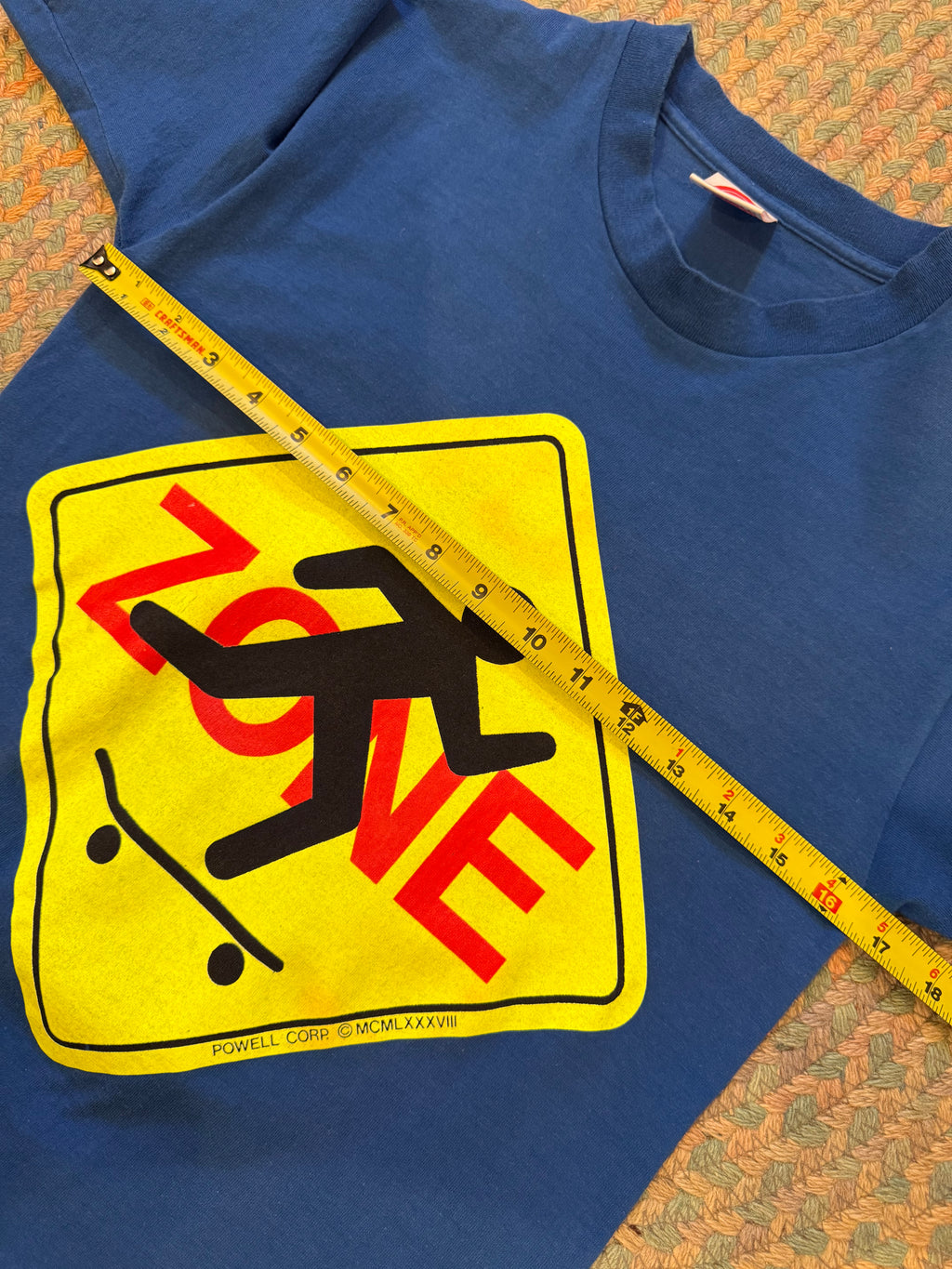 Vintage 1988 Powell Peralta Skate Zone Double Sided Shirt (S)