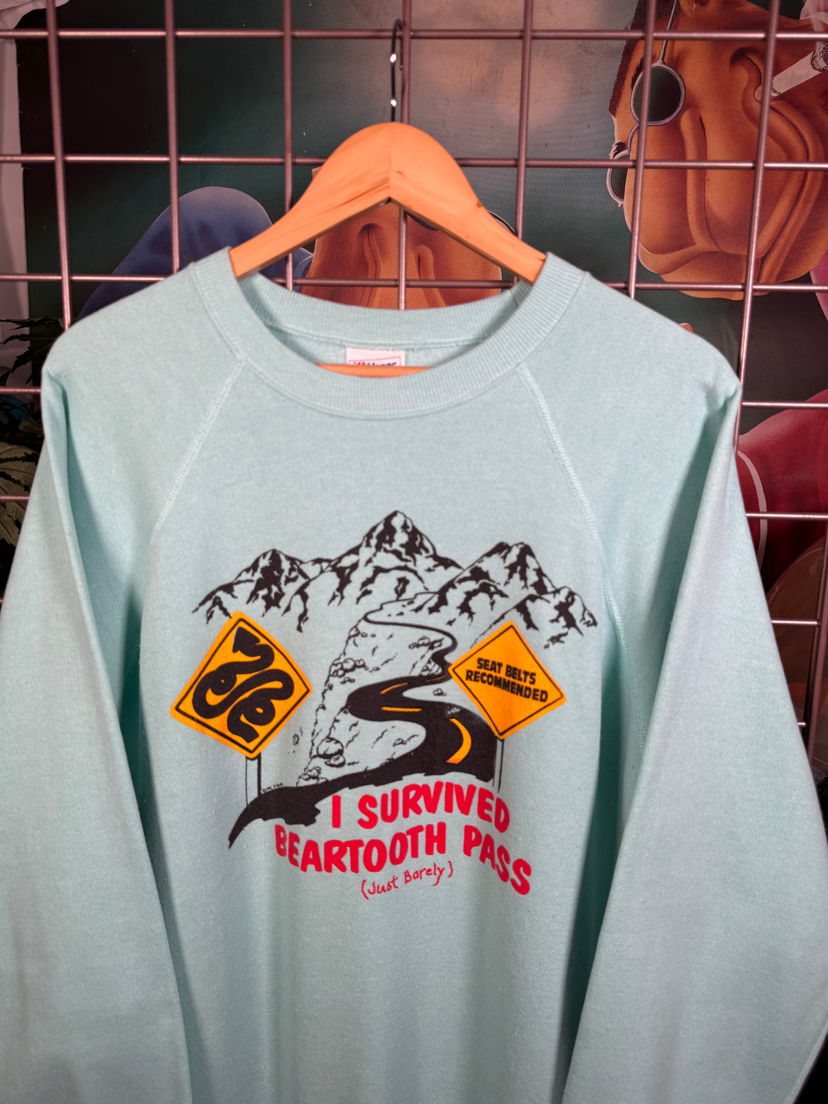 Vintage I Survived Beartooth Pass Crewneck (L/XL)