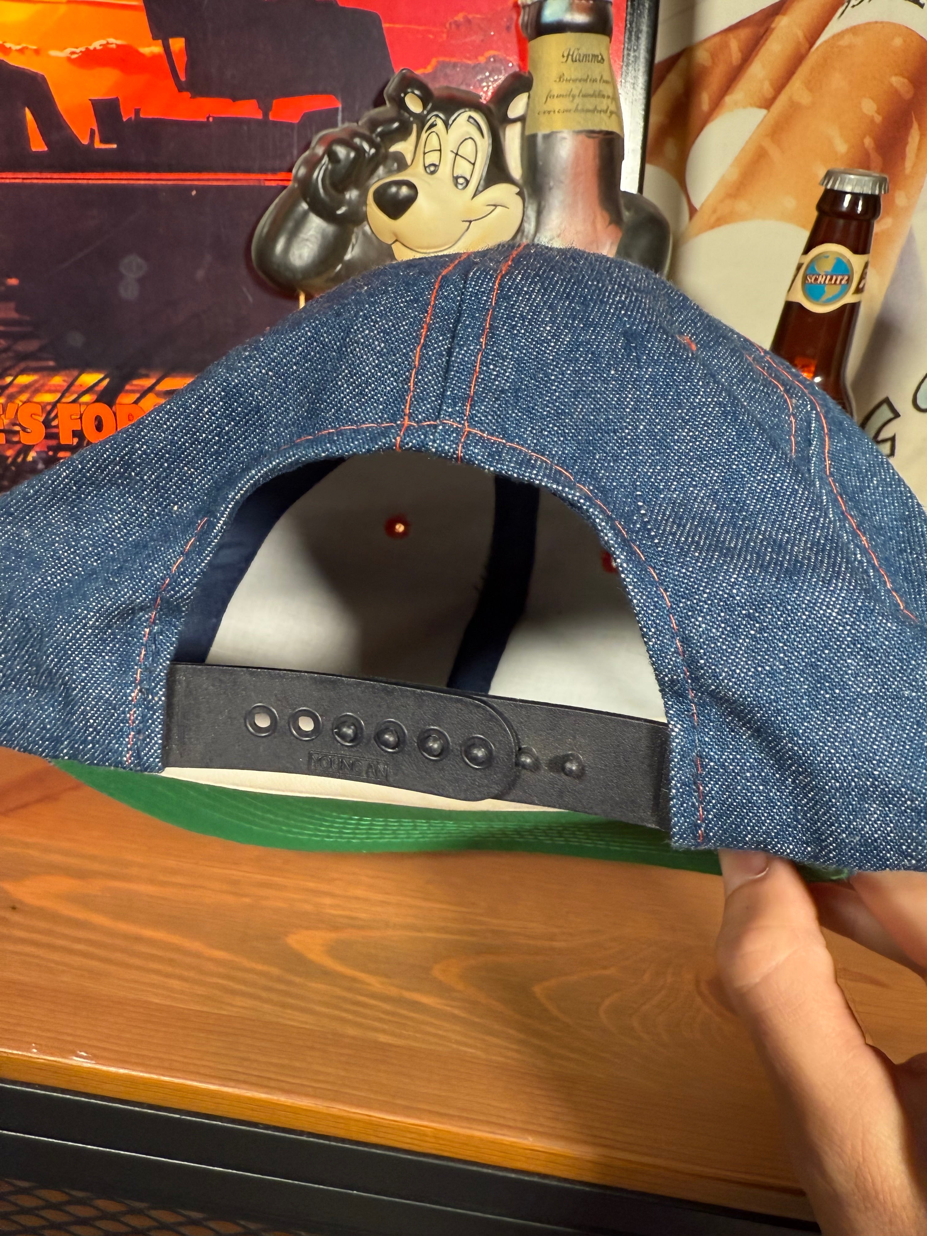Vintage Gulf Explosives Denim Trucker Hat