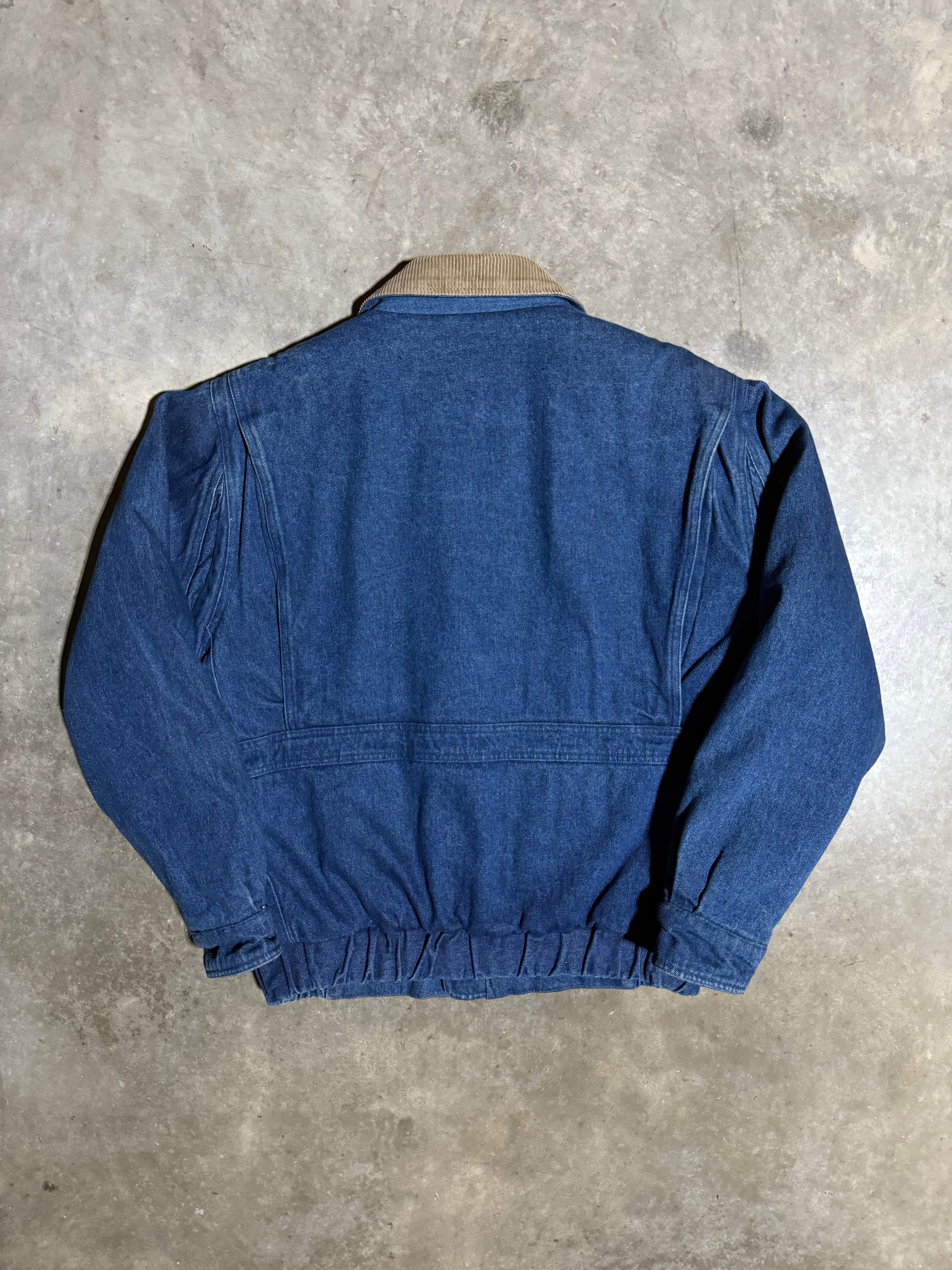 Vintage Eddie Bauer Flannel Lined Denim Jacket (M)