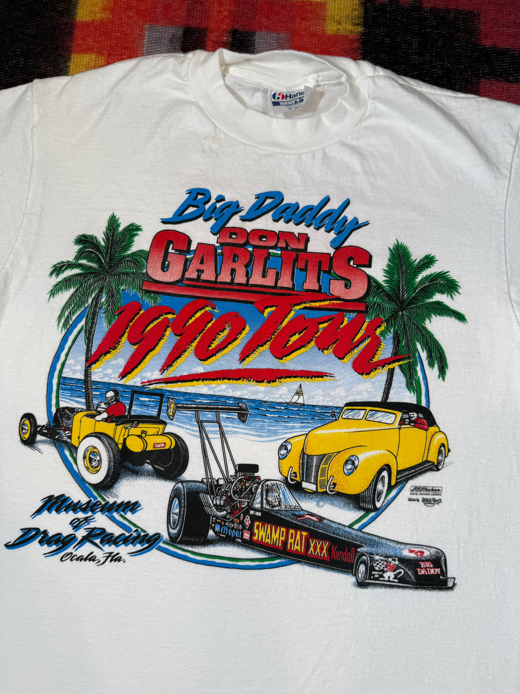 Vintage 1990 Museum of Drag Racing Shirt (S)