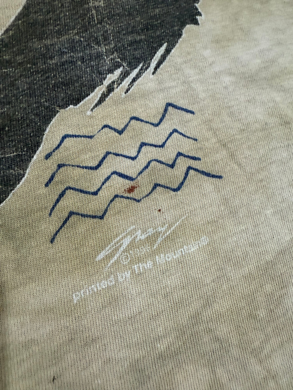 Vintage 90s Running Horse Dyed Distressed T-Shirt (2XL)