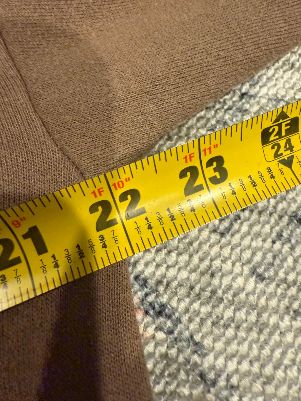 Vintage Artisans Brown Cut Collar Crewneck (M)