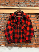 Load image into Gallery viewer, True Vintage Zip Up Flannel Jacket (L)
