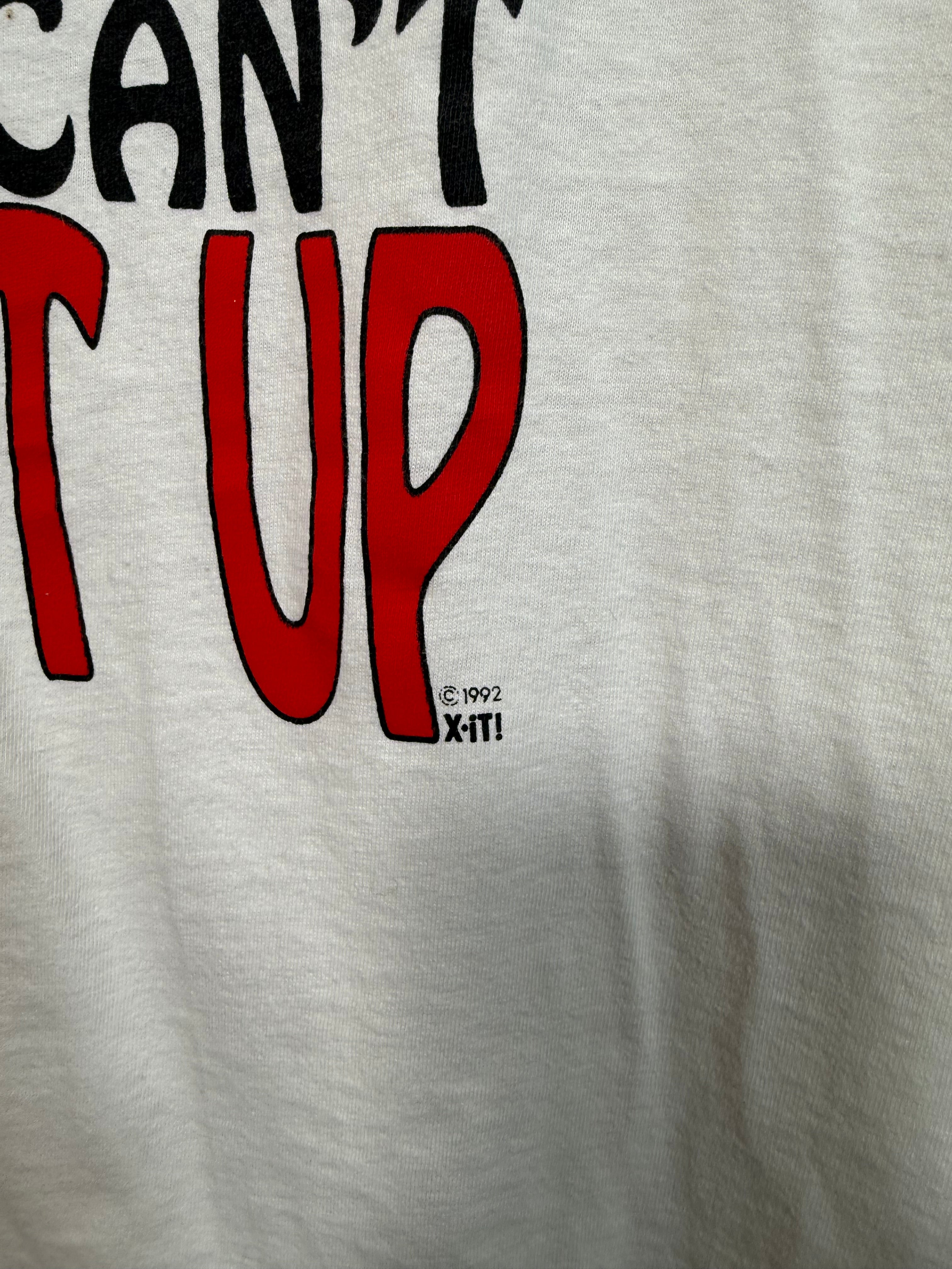 Vintage 1992 Help I’m on the Telephone and I Can’t Shut Up T-Shirt(M/L)