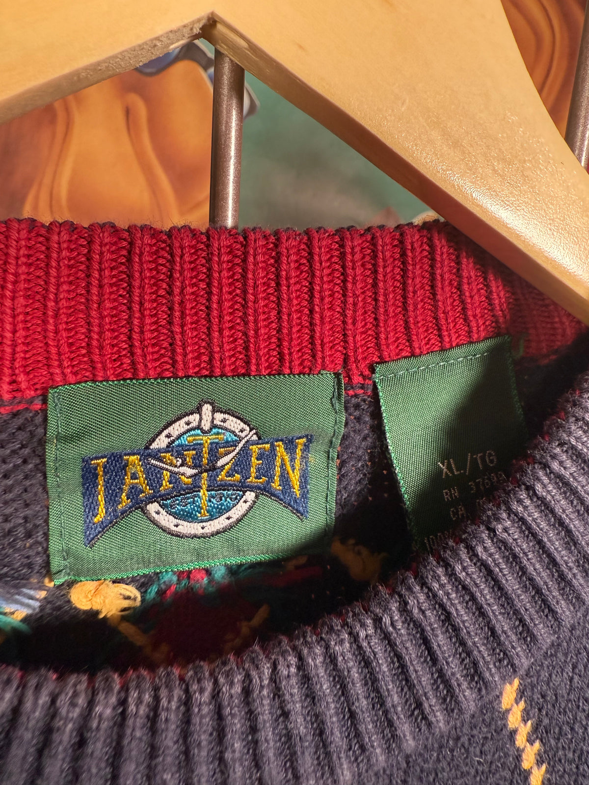 Vintage Jantzen Golf Knit Sweater (XL)