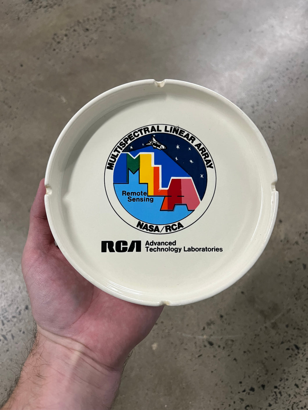 Vintage RCA NASA Ashtray