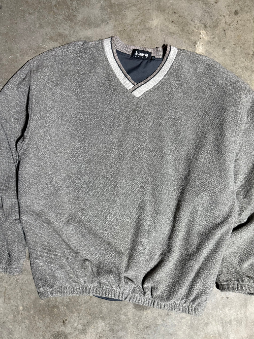 Vintage Ashworth Fleece/Windbreaker Pullover (XL)