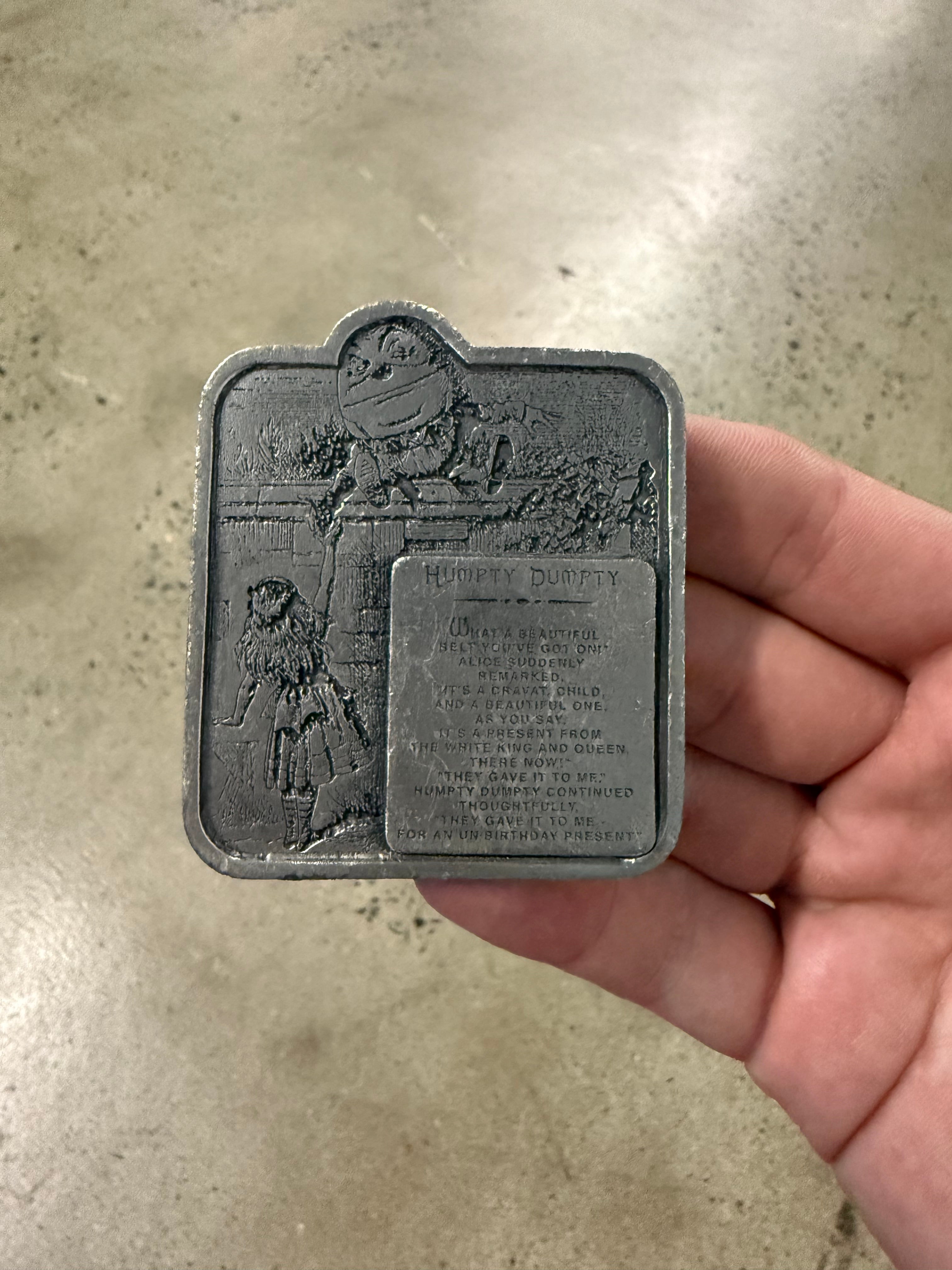 2003 Humpty Dumpty Belt Buckle