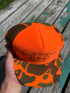 Vintage Hole in the Wall Bar Camo Trucker Hat