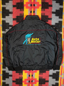 Vintage 80s Auto Meter Zip Up Windbreaker (XXL)