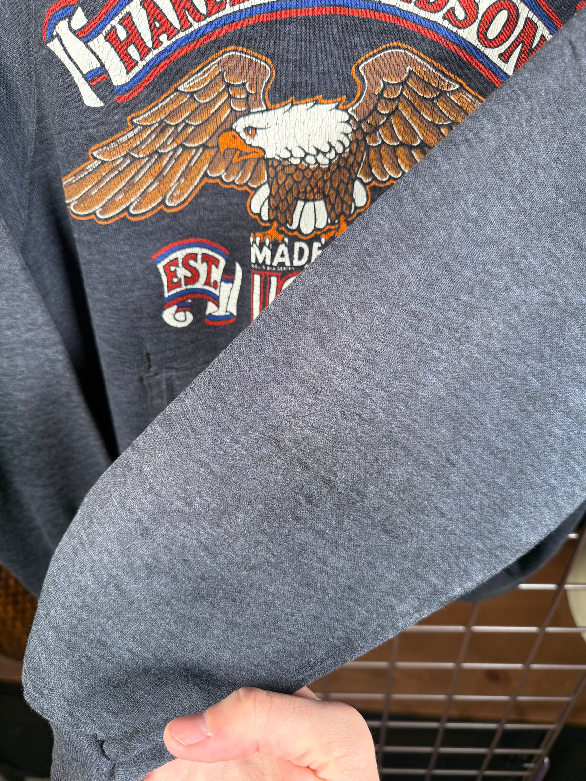 Vintage 80s Harley Davidson California Hoodie (M)