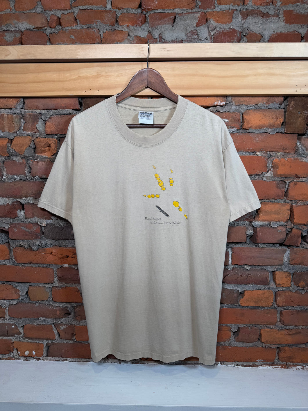Vintage Bald Eagle Footprint Shirt (L)