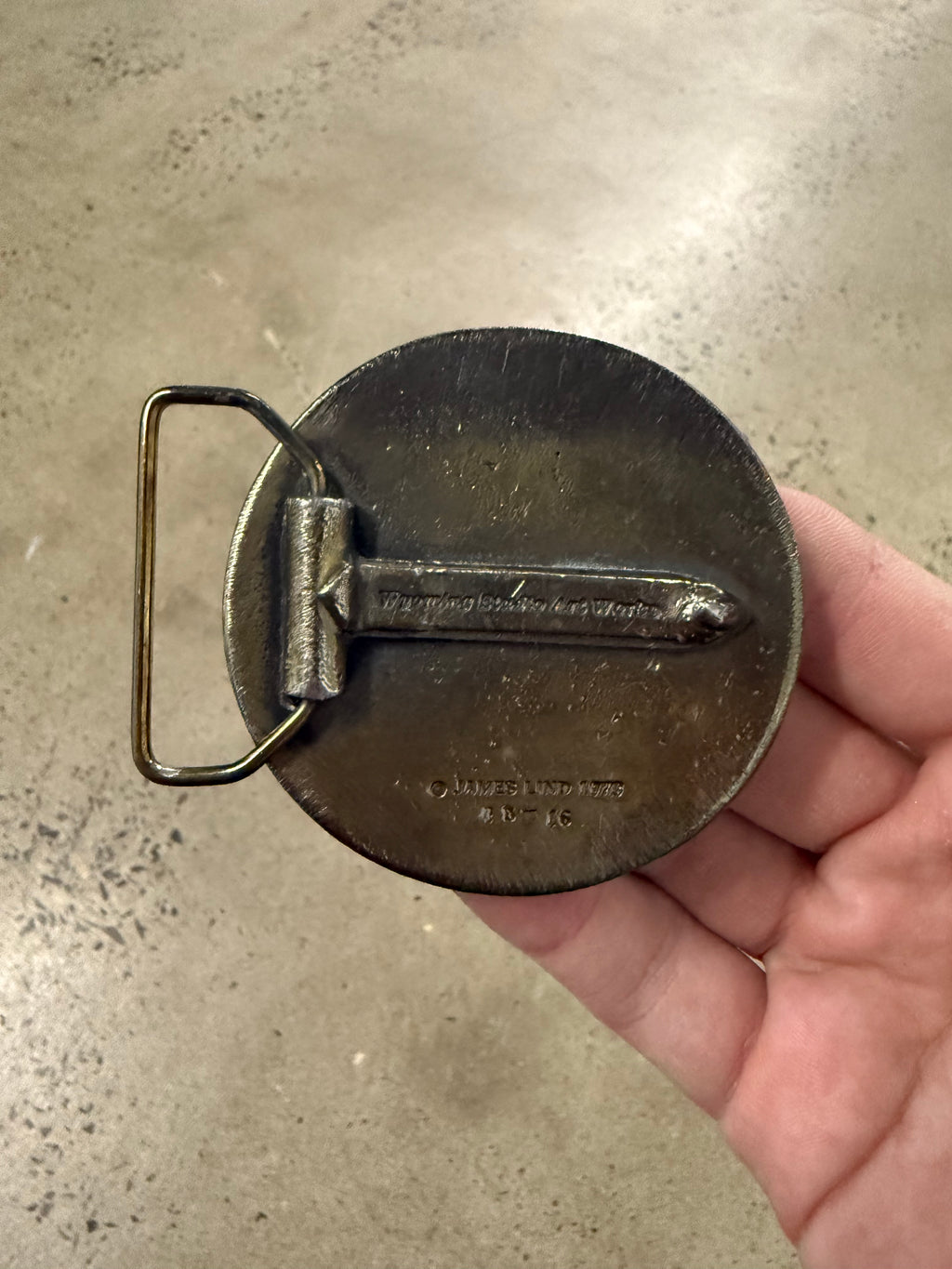 Vintage 70s 7-Up Belt Buckle