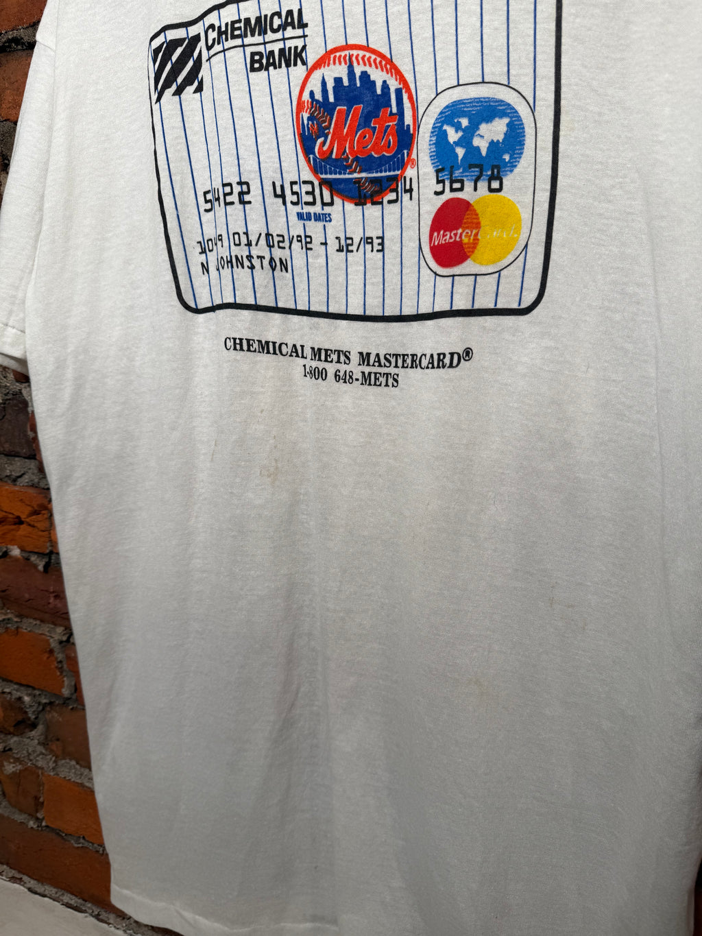 Vintage 1993 Mets Mastercard T-Shirt (XL)