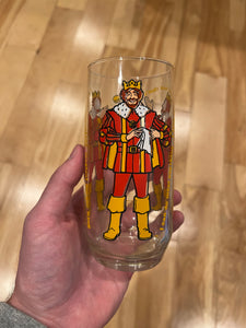 Lot of 2 Vintage 70s Burger King Glasses