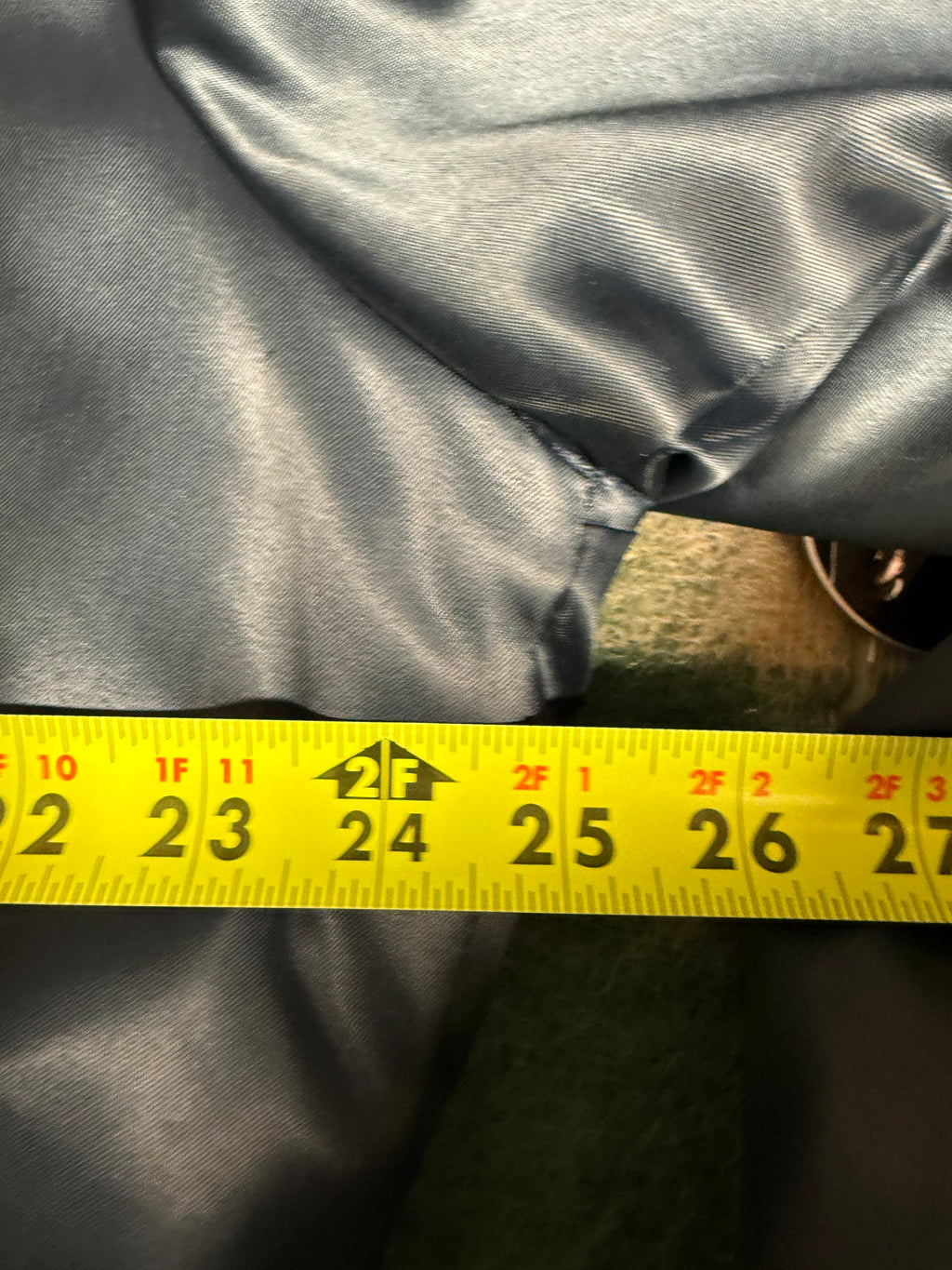 Vintage Syracuse Stitched Satin Bomber Jacket (L)