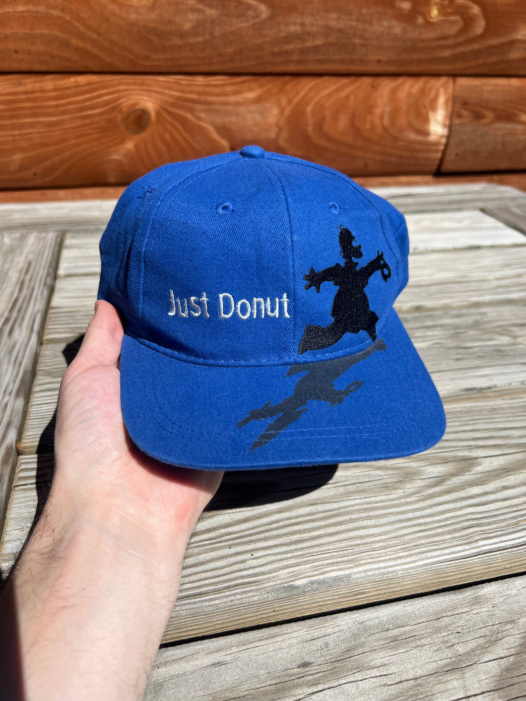 Vintage Homer Simpson Just Donut SnapBack Hat (Youth)