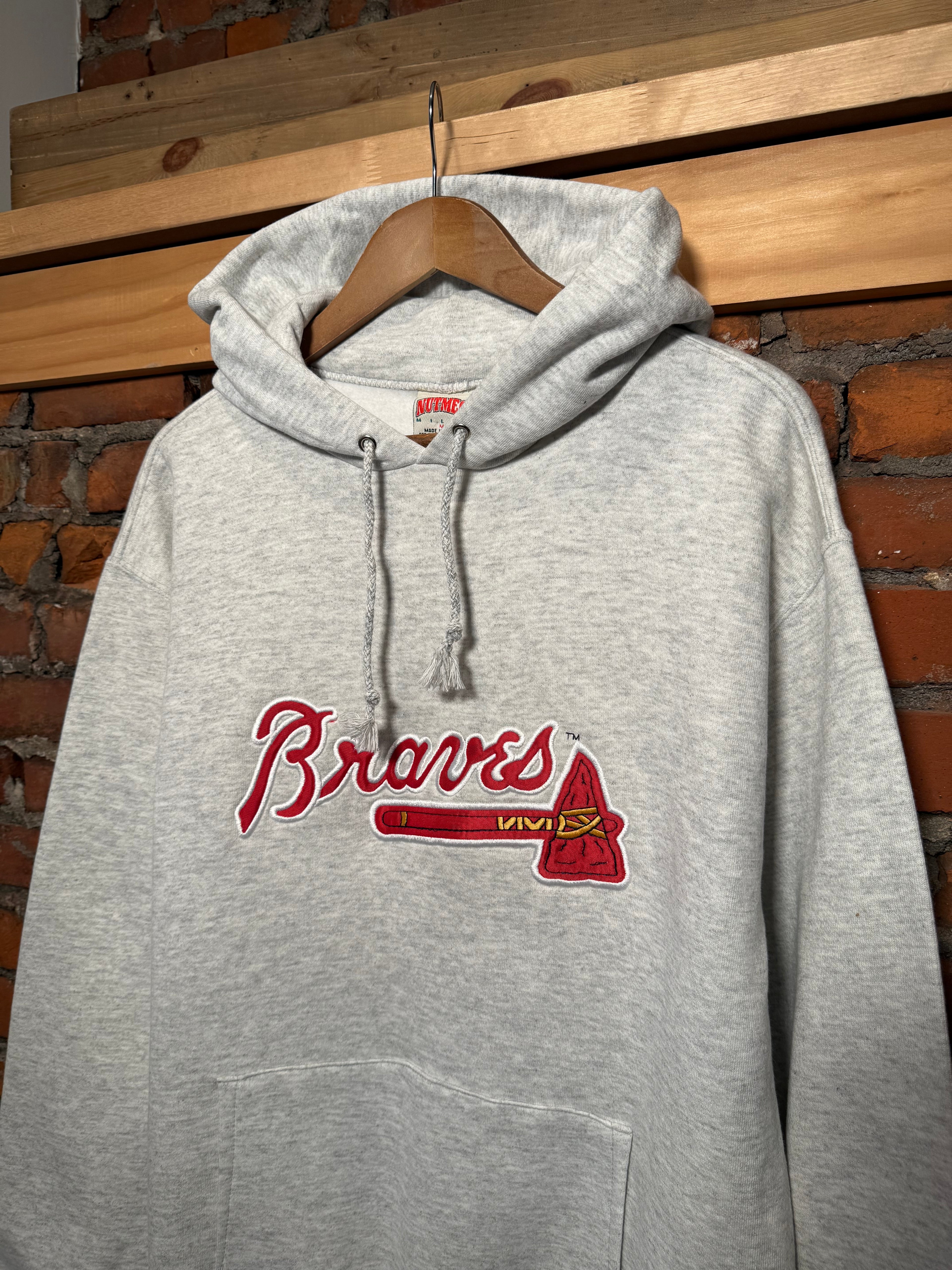 Vintage Unworn Atlanta Braves Nutmeg Hoodie (M)