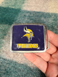 Vintage Minnesota Vikings Square Belt Buckle