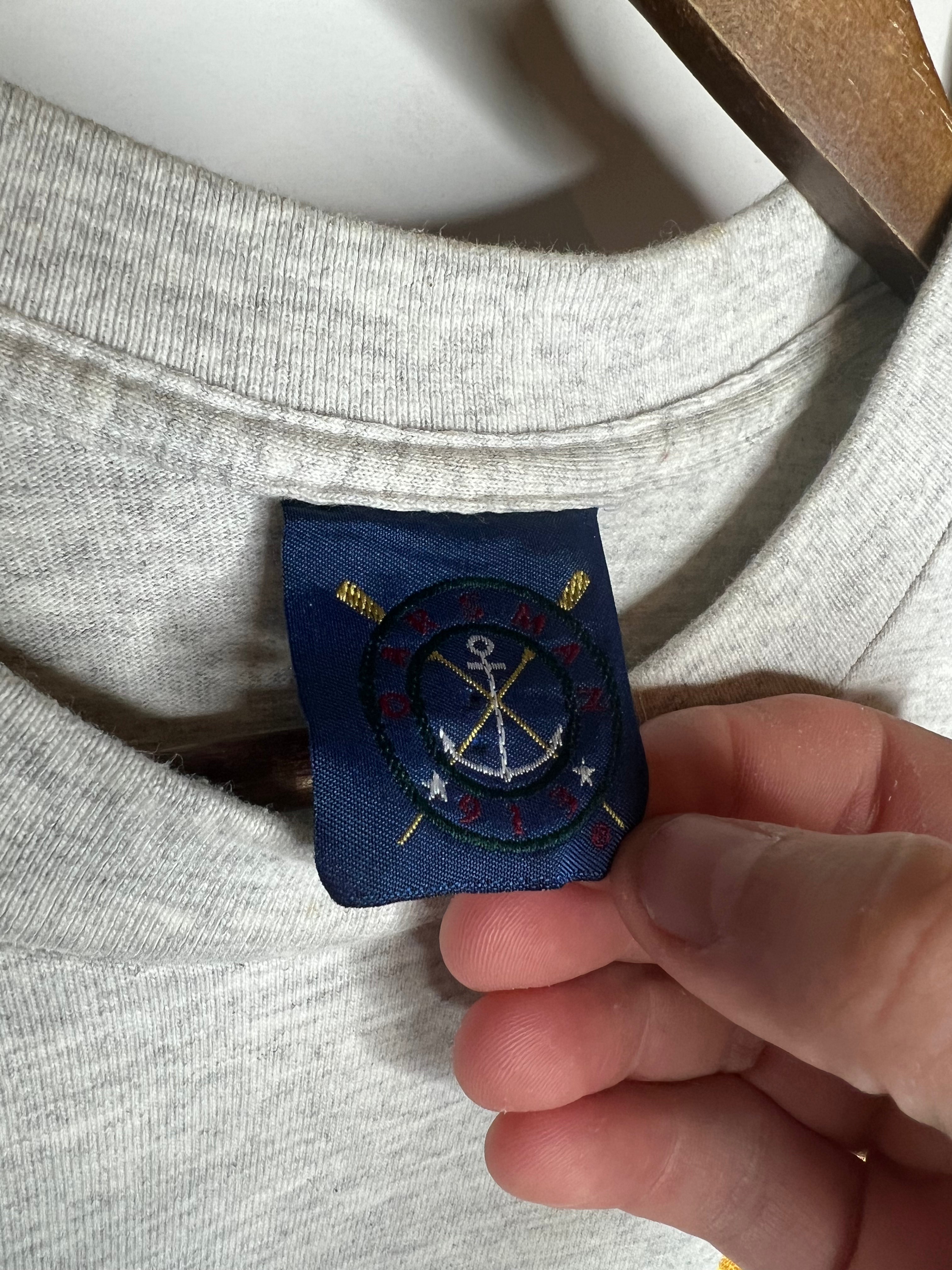 Vintage Stone Harbor Embroidered Tee (XL)