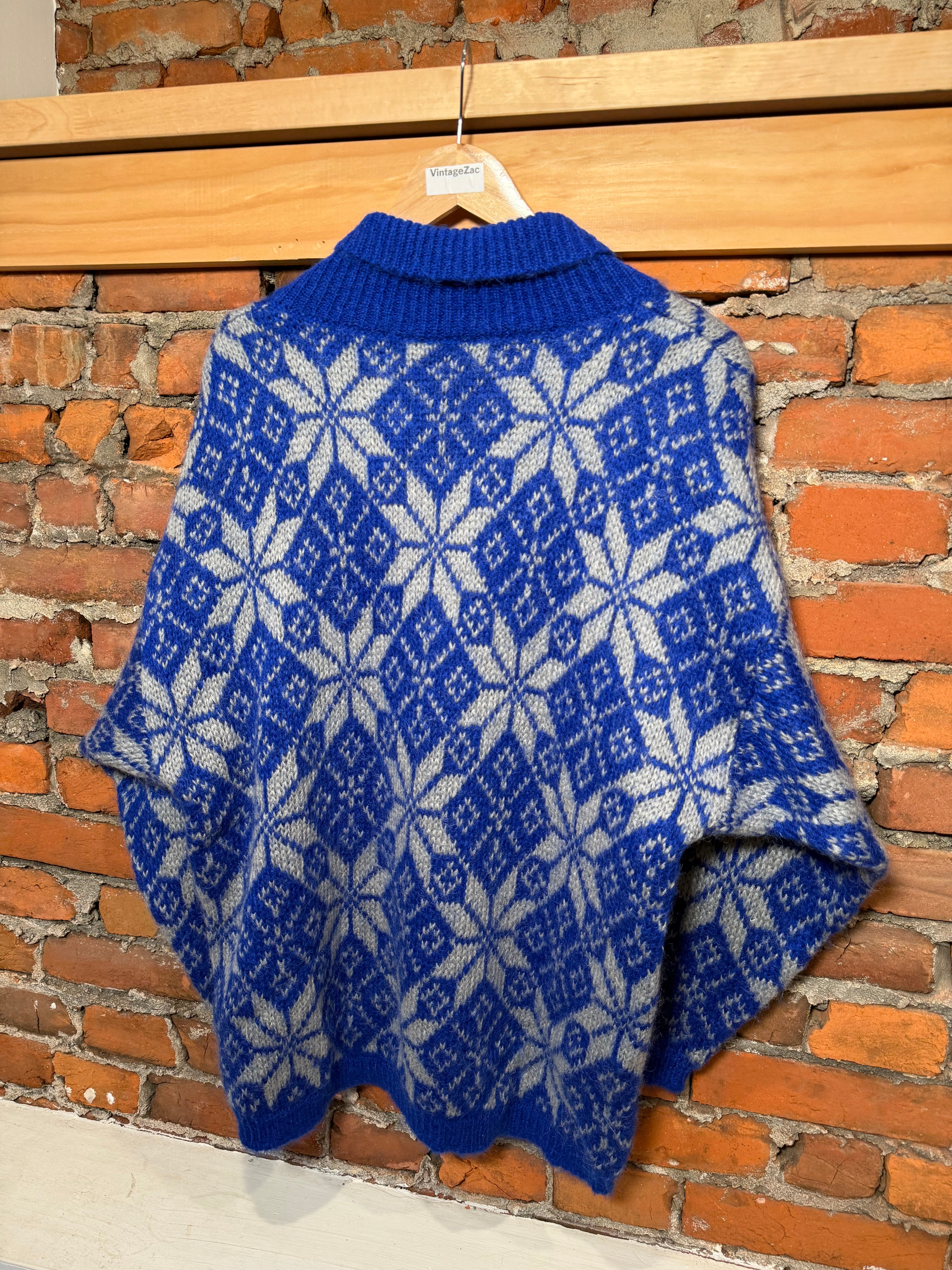 Vintage Benetton Pullover Snowflake Sweater (WL)