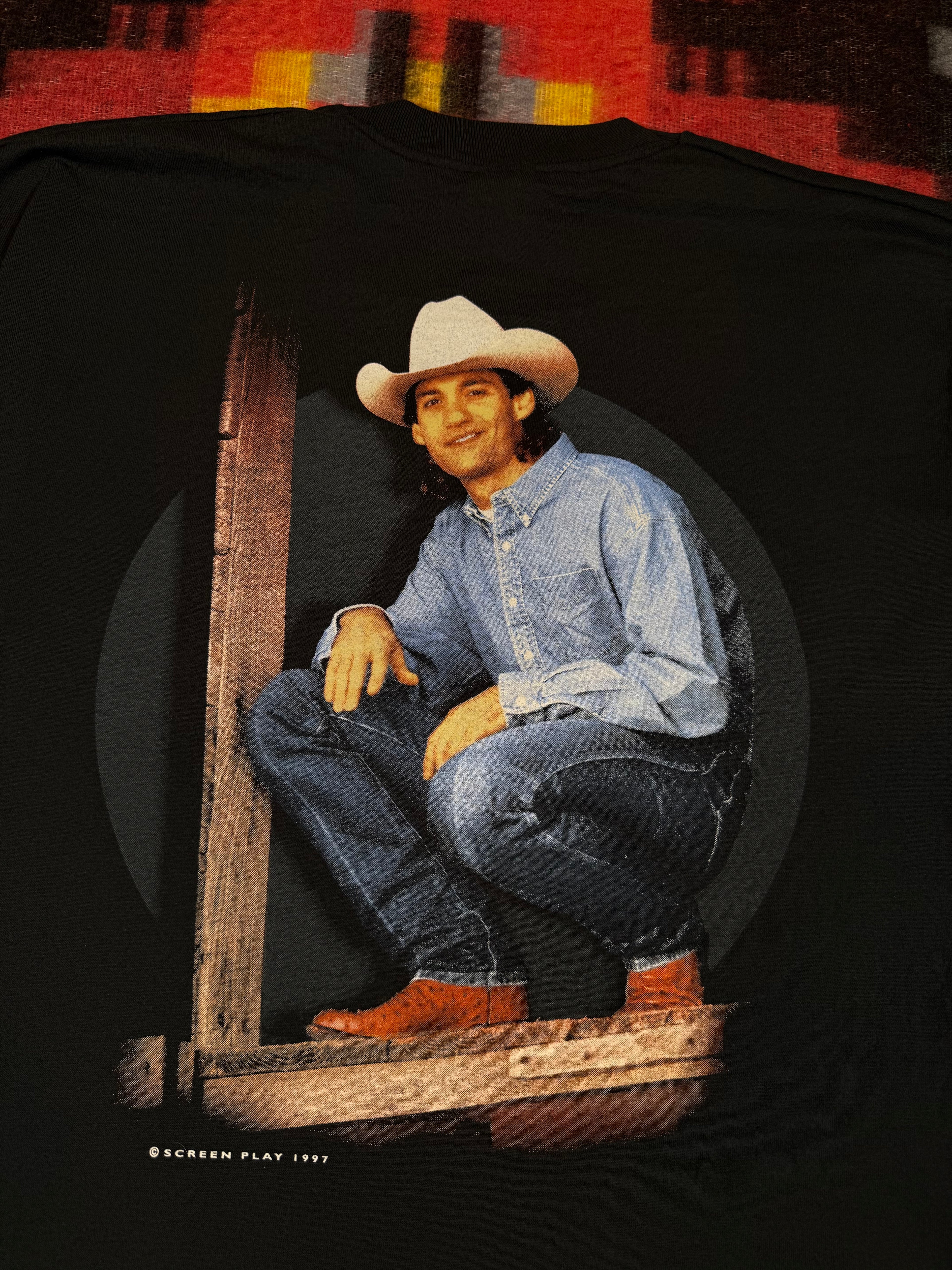 Vintage 1997 Wade Hayes Double Sided Convert Shirt (XL)