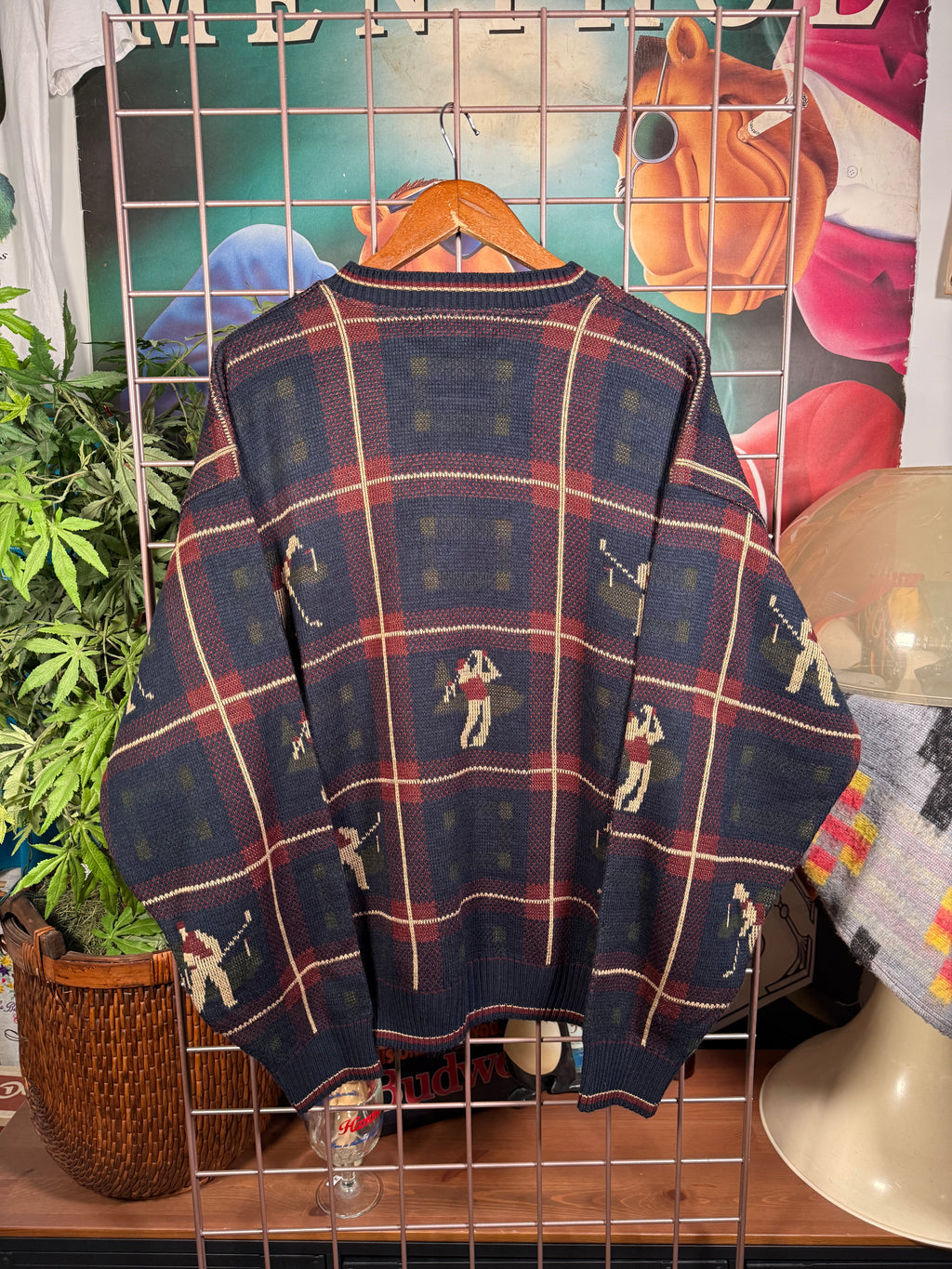 Vintage GoLf Classics Stitched Sweater (XL)