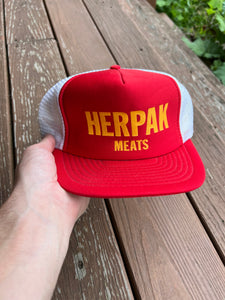 Lot of Two 80s Meat Packer Trucker Hats