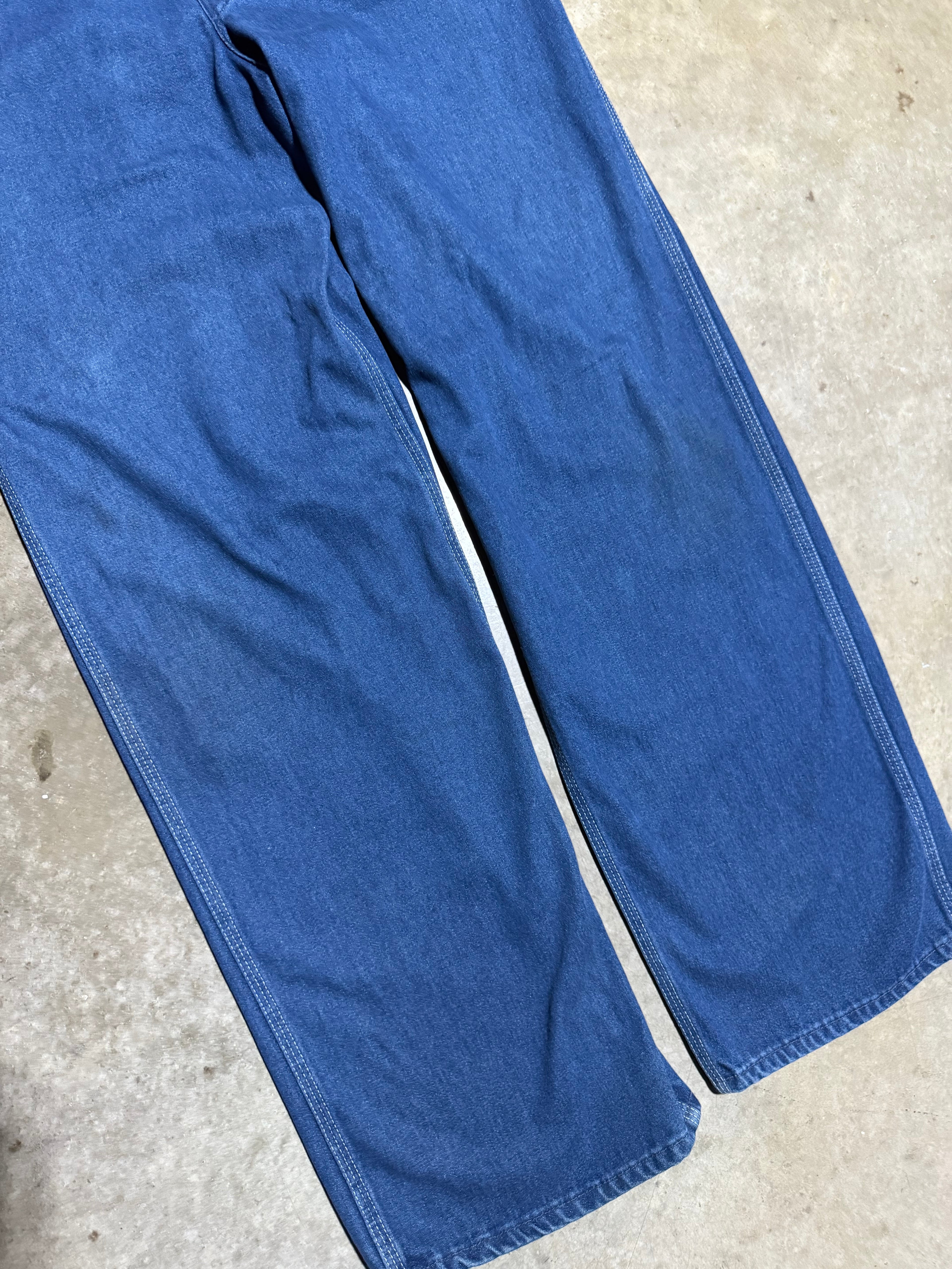 True Vintage Sears Wear Tuff Denim Overalls (36x32)