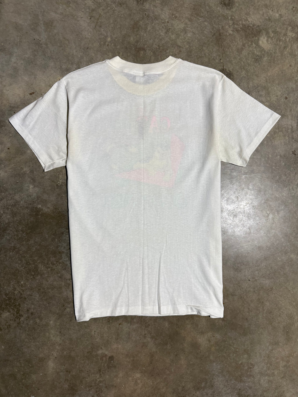 Vintage Early 90s My Cat Walks All Over Me T-Shirt (M)