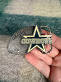 Vintage Dallas Cowboys Football and Star Belt Buckle